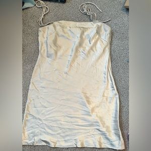 Princess Polly Cream Mini Slip Dress